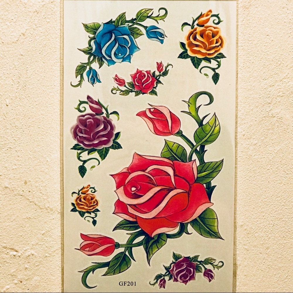 TEMPORARY ROSE TATTOOS 🌹 - Picture 2 of 2
